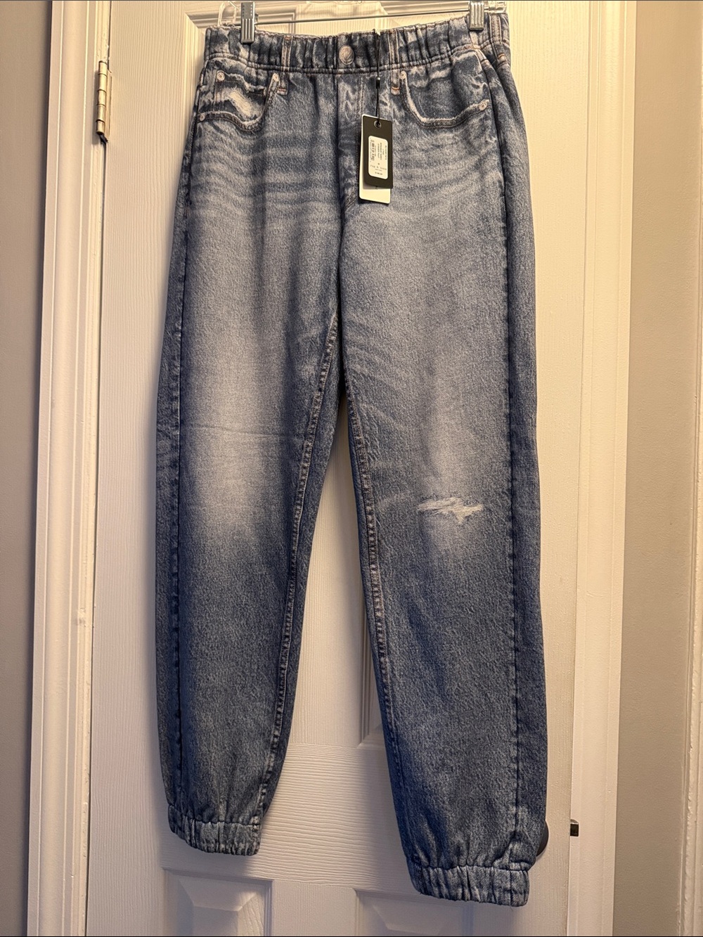 Brand New Rag & Bone Miramar Jogger Pant in Cotton Terry Size Medium Lynn